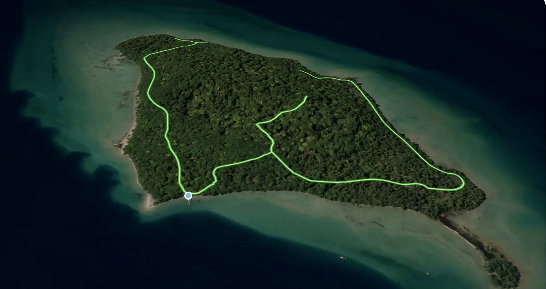 Power Island Hiking Trails