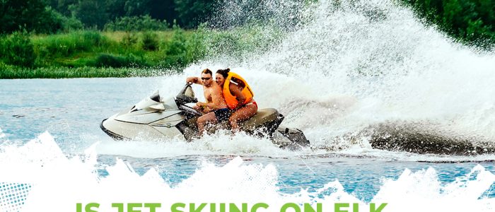 Jet Skiing on Elk Lake